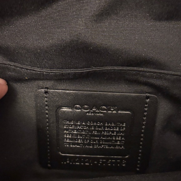 Coach Black Leather Terrain Belt Bag F75776 - excellent condition - Picture 6 of 8